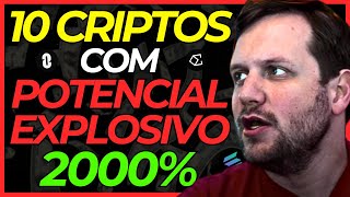 🚀 2000%? 10 CRIPTOMOEDAS ALTCOINS COM POTENCIAL EXPLOSIVO NO BULL MARKET! - Augusto Backes