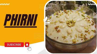 .....PHIRNI/FIRNI|(rice pudding)|Shagufta ka Pakwan..... #phirni