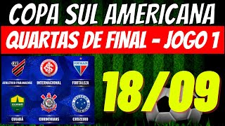 ✔️SENSACIONAL! QUARTAS DE FINAL DA COPA SUL AMERICANA!    ✔️COPA SULAMERICANA 2024 CONFRONTOS HOJE!