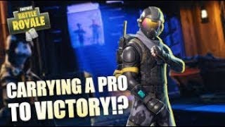 Carrying a Pro PC Player to a Victory Royale!!!!