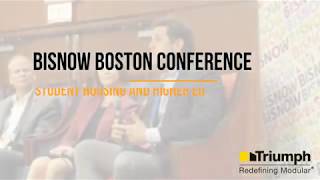 Glenn Cort at Bisnow Conference on The Future of Student Housing