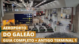 Situação dramática no maior aeroporto do RIO | GALEÃO GUIA COMPLETO | Como está o antigo TERMINAL 1