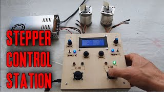 STEPPER CONTROL STATION - ( Stazione di pilotaggio di due motori stepper)