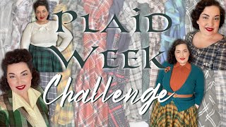 Vintage Style Plaid Week Challenge