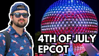 4th of July in Epcot! Special 4th of July Fireworks, Sweet Treats, Rides and more!