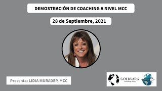 Demonstración de Coaching de Lidia Muradep, 28 de Septiembre, 2021