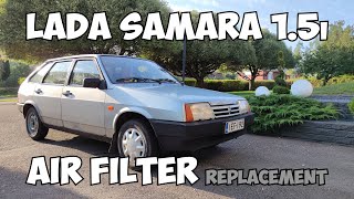 Lada Samara 1.5i - Air filter Replacement