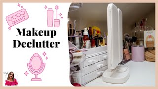 Makeup Declutter🗑 |Curatenie la produsele de machiaj+optimizarea si reorganizarea masutei de machiaj