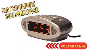 AcuRite Digital Alarm Clock