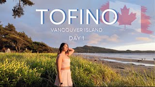 Canada's best sunset from Tofino beach | Ferry from Vancouver to TOFINO | Tofino Day 1 vlog