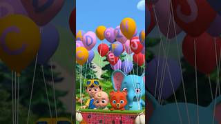 Learn ABCs Balloon Challenge 🎈! #cocomelon #shorts #kidslearning