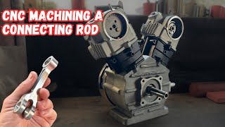 Machining a Conrod for the Retro V-Twin