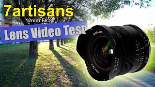 7artisans 12mm F2.8 - 4K lens test