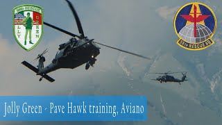 HH-60 페이브호크/Sikorsky HH-60 Pave Hawk training at Aviano