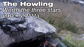 The Howling 5.7*** Trad Rock Climbing