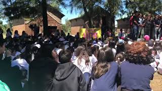 Coro interliceal en la Jornada de la educación para la prevención del consumo de bebidas alcohólicas