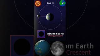 Moon 🌙 Phases while Observing from Earth 🌝 Tidal Locking reason.  చంద్రకళలు ఎలా ఏర్పడతాయో చూడండి.