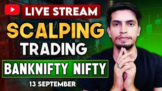 13 Sept I Live Trading Nifty Banknifty II #livetradingbanknifty   #livetrading #bankniftyprediction