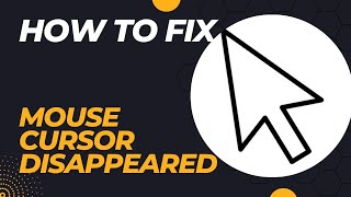 How to fix mouse cursor disappeared on windows 10 on laptop or desktop pc keyboard only tutorial