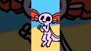 Axolot's Lil dance loop #animation #axolotl