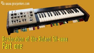 Roland SH-1000 restoration Part One