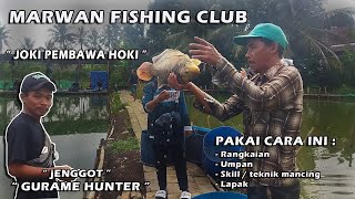 Umpan Gurame gacor di marwan fishing cogreg || Mancing harian