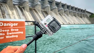 I Dropped A GoPro Into This MASSIVE SPILLWAY!!! (What's Living Below The Surface?)