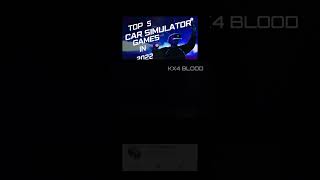 TOP 5 CAR SIMULATOR GAME FOR ANDROID #games