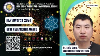 Dr. Lujia Cong, Daqing Normal University, China | Best Researcher Award