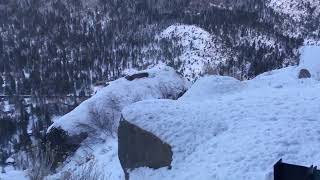 Sweeping View of Snow Covered South Lake Tahoe Valley