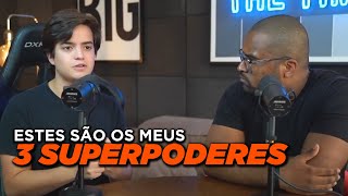 ESTES SÃO MEUS 3 SUPERPODERES feat DAVI BRAGA | Cortes Tiago Fonseca