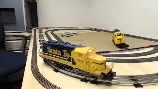 O Gauge Lionel SD-18 Santa Fe Railroad Diesel Locomotive #8872