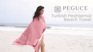 Peguce Beach Towel - Professional 4K Amazon Listing Product Video