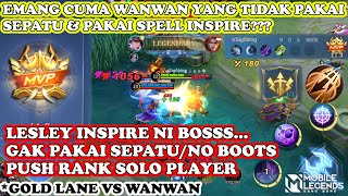 How to Play Lesley Inspire Legendary Push Rank Solo Player #lesley #mlbb #inspire