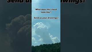 What’s This Cloud Look Like? Show Us Your Art! #Shorts #cartoon #drawing #fun #contest