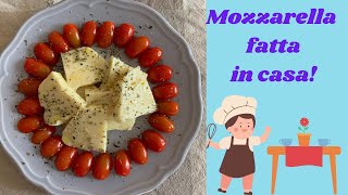 Mozzarella fatta in casa !