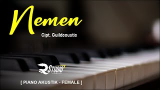 NEMEN - GILDCOUSTIC KARAOKE PIANO  SLOW VERSION [ NADA CEWE ]