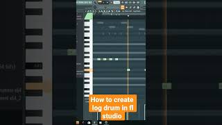 How to create log drum in fl studio#logdrum #flstudiotutorial #musicproduction #flstudio#beatutorial