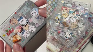 【ちいかわ】🫧🎀How to DIY a Chiikawa-style box using stickers#ちいかわ #asmr#sticker