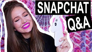 Advice to be HAPPY ♡ Snapchat Q&A