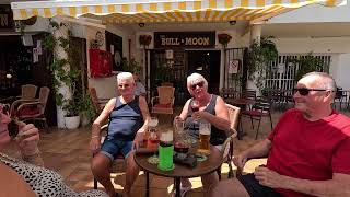 Tenerife - Bull & Moon It's Great To Meet Viewers Enjoying Their Holidays...Los Cristianos...