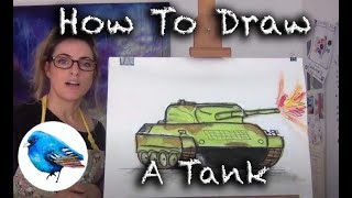 Learn how to draw A TANK: STEP BY STEP GUIDE! (Age 5 +)