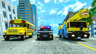 Help friends - School bus in trouble - Wheel City Heroes (WCH) - School bus Cartoon for kids