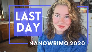 FINAL NANOWRIMO 2020 VLOG | 4k+ word day & final work count | Do I finish!? | FIVERR announcement!