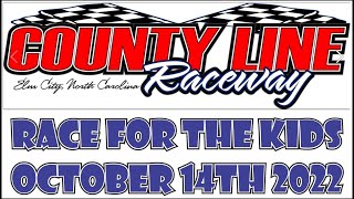 County Line Raceway Elm City Pure Stock V8 Race for the Kids October 14th 2022