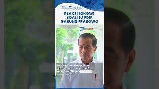 Ekspresi Jokowi Disorot, Langsung Naikan Alis saat Ditanya Potensi PDIP Gabung Pemerintahan Prabowo