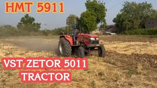 HMT 5911 tractor launch / VST Zetor 5011 Reversible Mould Board Plough / MB plough (Official Video)