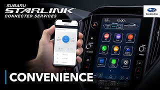 SUBARU STARLINK Connected Services - Convenience