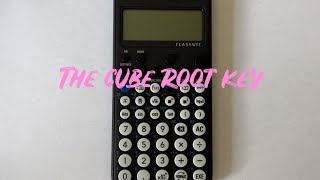 How To Cube Root A Number On The New Casio fx-83GT CW Scientific Calculator (Cube Root Key).