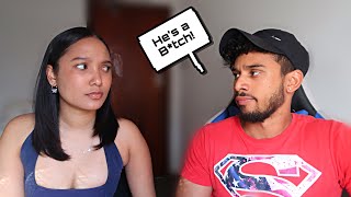 I Called My Sister's Boyfriend the "B" Word IN FRONT OF HER... (loyalty test)